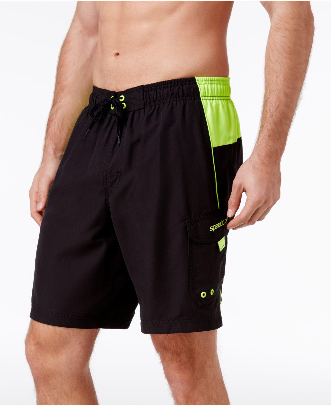 Speedo Men's Marina Sport Vaporplus Eboard Shorts in Black for Men Lyst